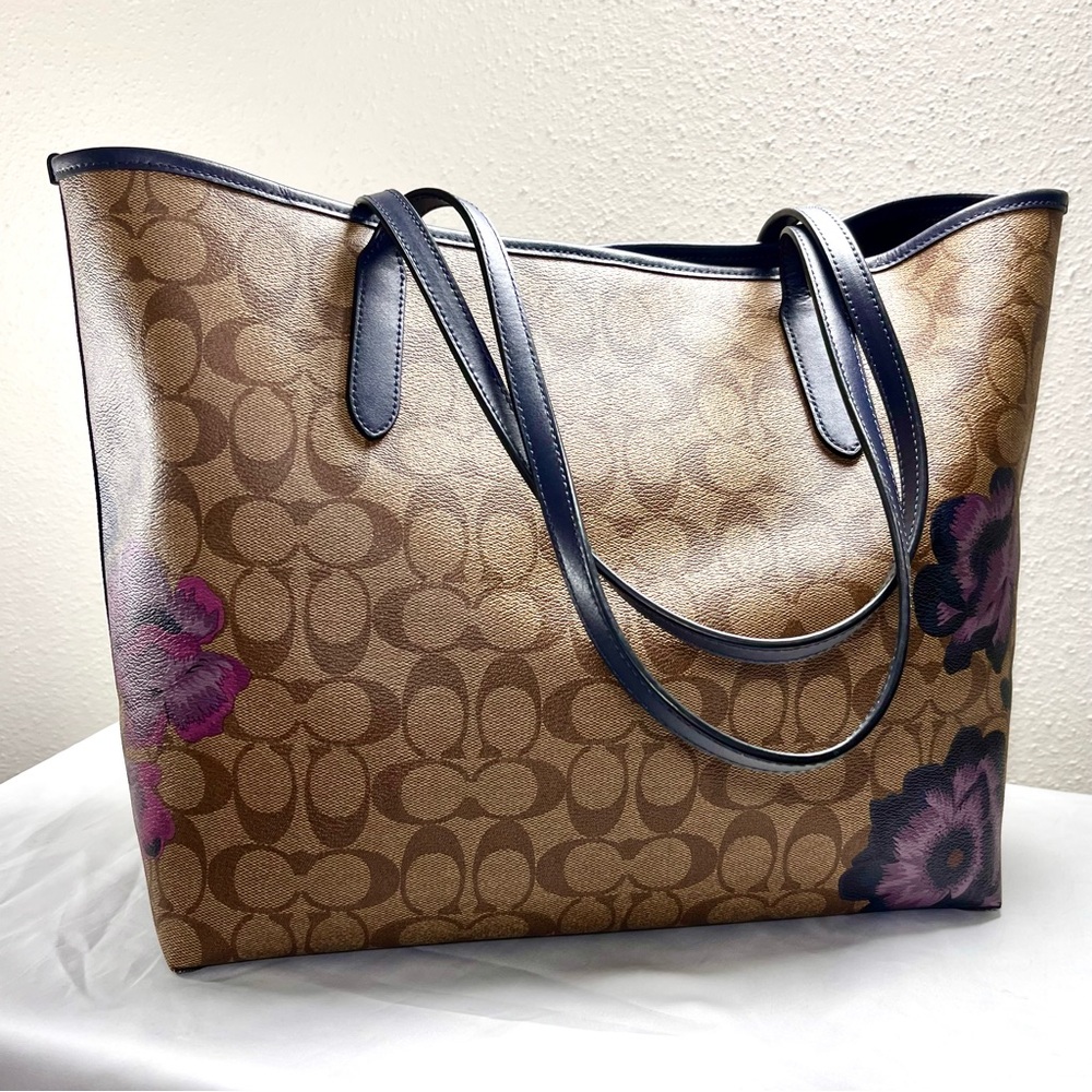 Coach City Tote Kaffe Fassett Print - Picture 4 of 9